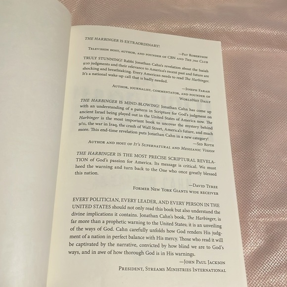 The Harbinger by Jonathan Cahn-paper back, new with tags - Picture 7 of 10